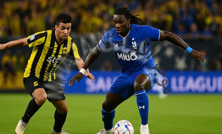 صورة حول : القنوات الناقلة لمباراة قمة الجولة السادسة بين الاتحاد والهلال في الدوري السعودي القنوات الناقلة لمباراة قمة الجولة السادسة بين الاتحاد والهلال في الدوري السعودي