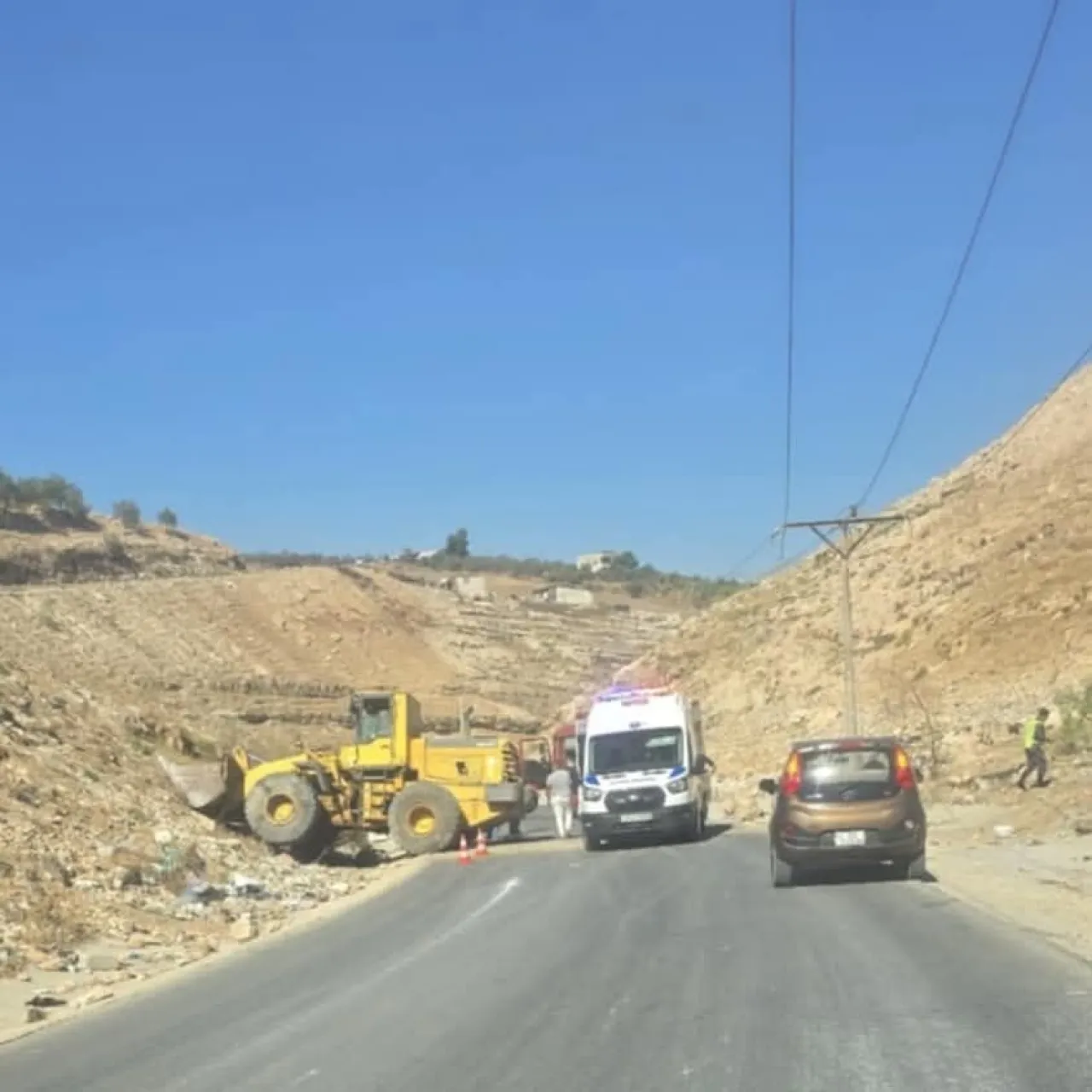 عاجل | وفاة خمسيني نتيجة تدهور جرافة في إربد