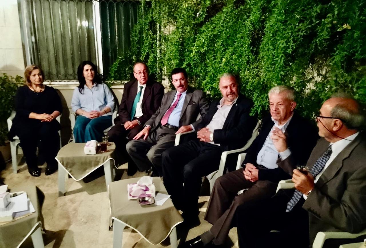 اللقاء الثقافي في صالون الدكتور بستاني لتكريم عالم الآثار الدكتور زيدان كفافي