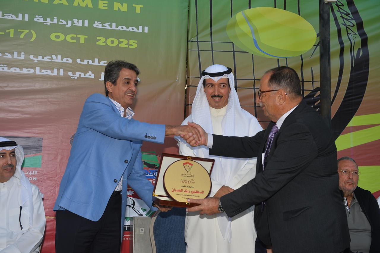 الأردن يتصدر العرب بـ24 كأسًا في البطولة العربية الخامسة لرواد التنس