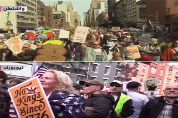 ملايين الأمريكيين يتظاهرون ضد ترامب في يوم احتجاج واسع