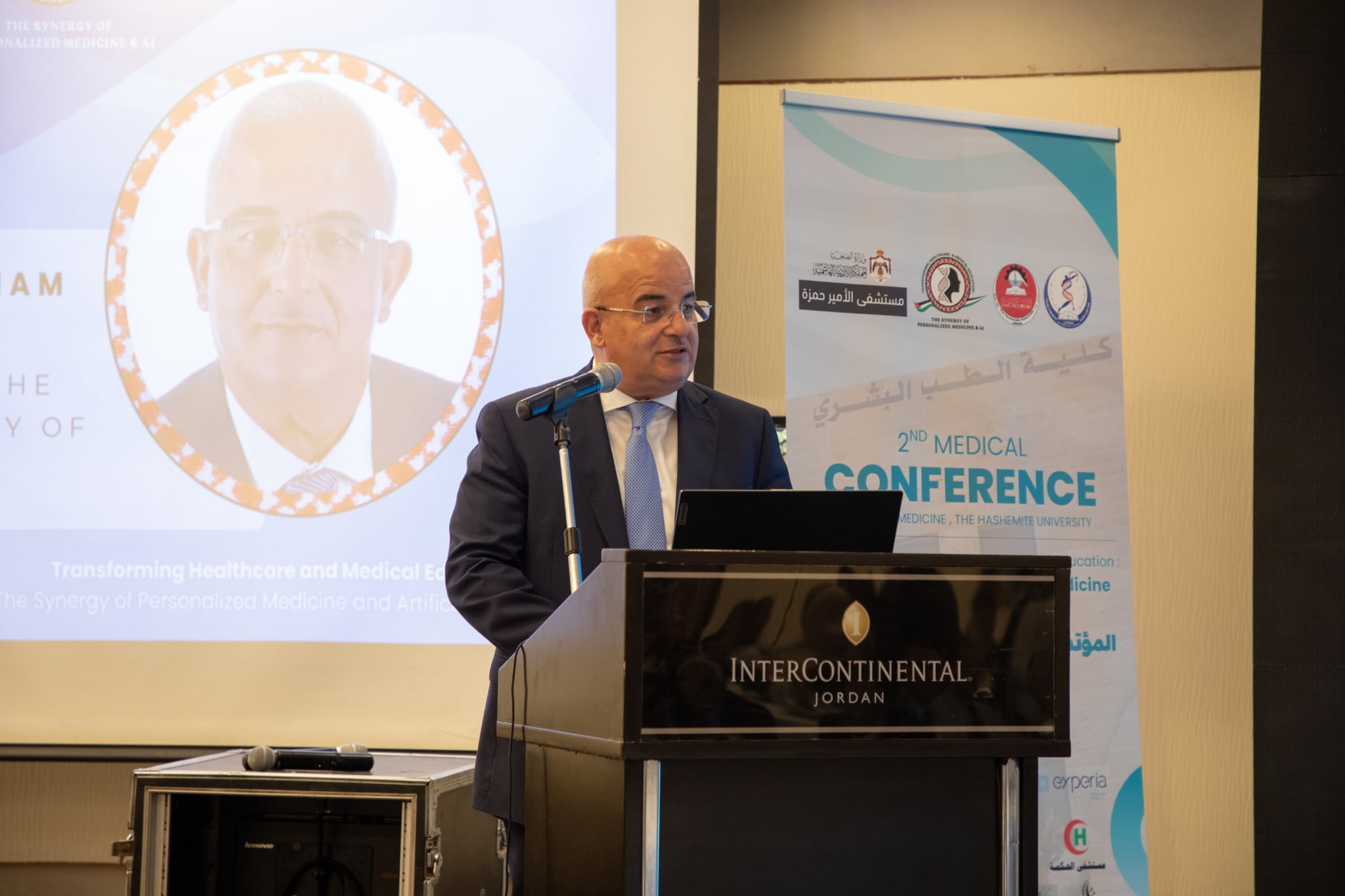 محافظة يفتتح اعمال المؤتمر الطبي الدولي الذي تنظمه الجامعة الهاشمية