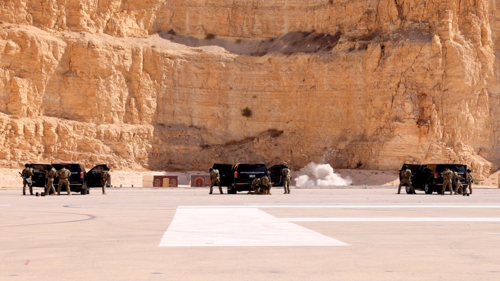 انطلاق مسابقة المحارب الدولية الرابعة عشر في مركز الملك عبدالله الثاني "صور"