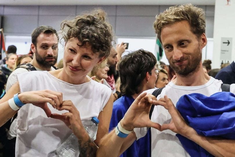 صورة حول : نشطاء أسطول الصمود يتهمون إسرائيل نشطاء أسطول الصمود يتهمون إسرائيل