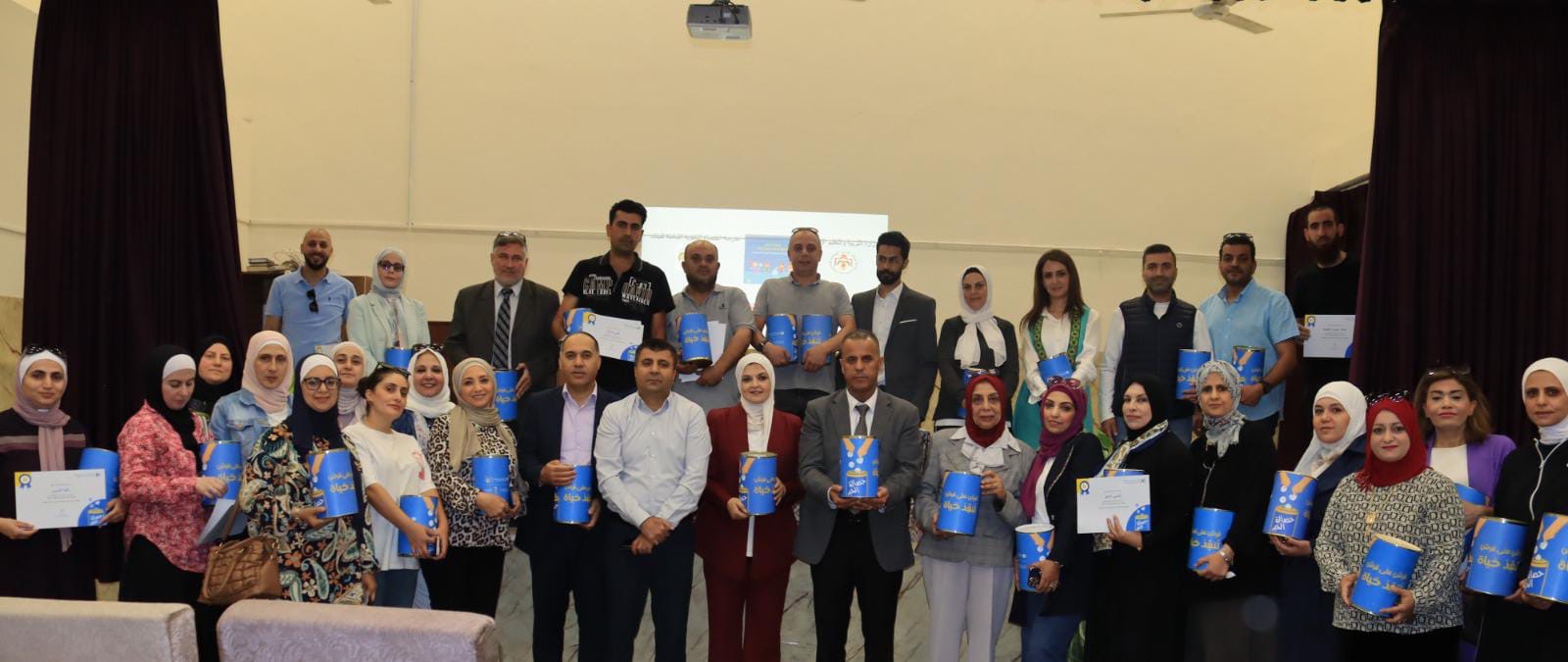 انطلاق حملة “حصالة الخير” في مدارس لواء الجامعة لدعم مرضى السرطان