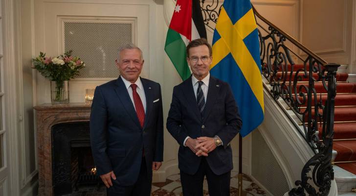 صورة حول : الملك عبدالله الثاني يلتقي رئيس الوزراء السويدي الملك عبدالله الثاني يلتقي رئيس الوزراء السويدي