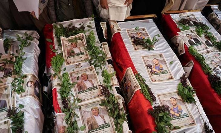 اليمن:319 شهيدًا و1357 جريحًا جراء الغارات خلال دعم غزة