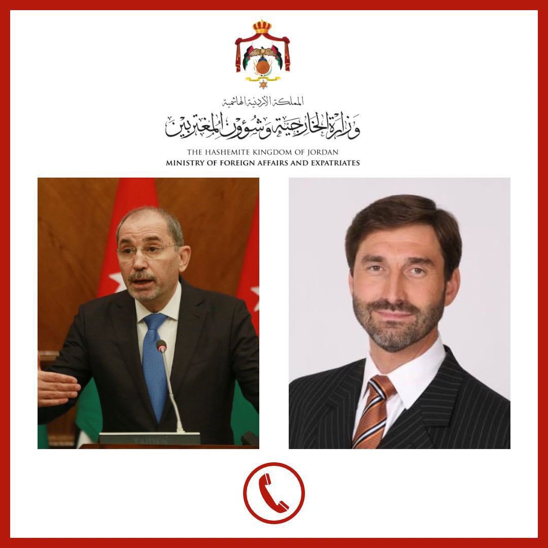 الصفدي ونظيره السلوفاكي يبحثان تعزيز العلاقات الثنائية