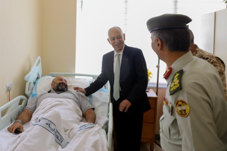 الجنيدي يشكر الملك على الاهتمام ويؤكد: أنتم في قلوبنا