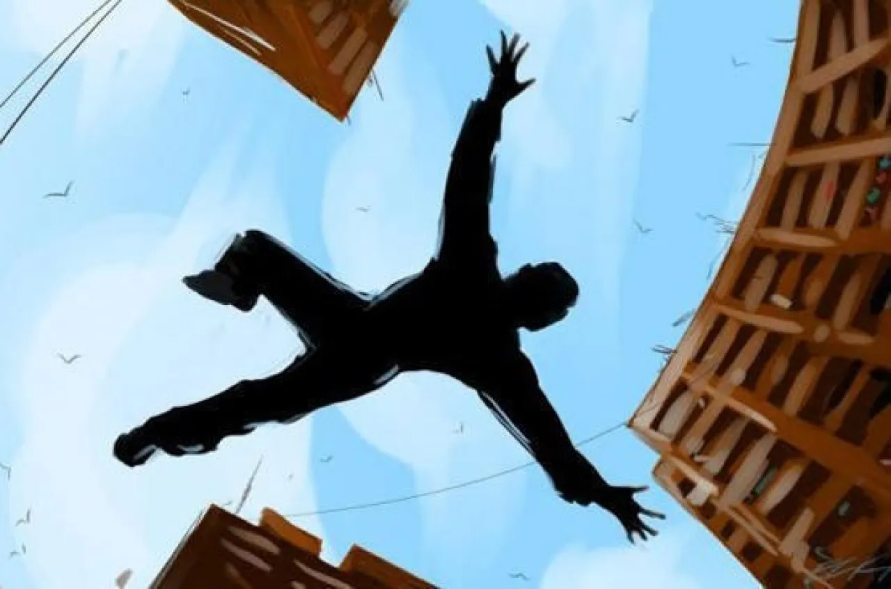 وفاة شخص إثر سقوطه من الطابق الخامس في عمان