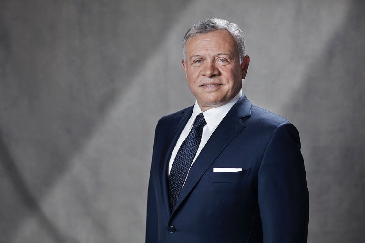 الملك يستقبل الرئيس العراقي