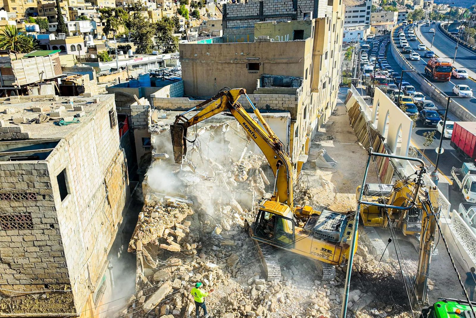 أمانة عمّان تباشر بتنفيذ المرحلة الرابعة من مشروع تطوير المحطة .