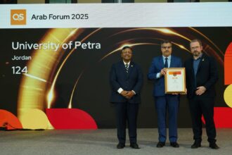 جامعة البترا تتقدم في تصنيف QS للجامعات العربية لعام 2025