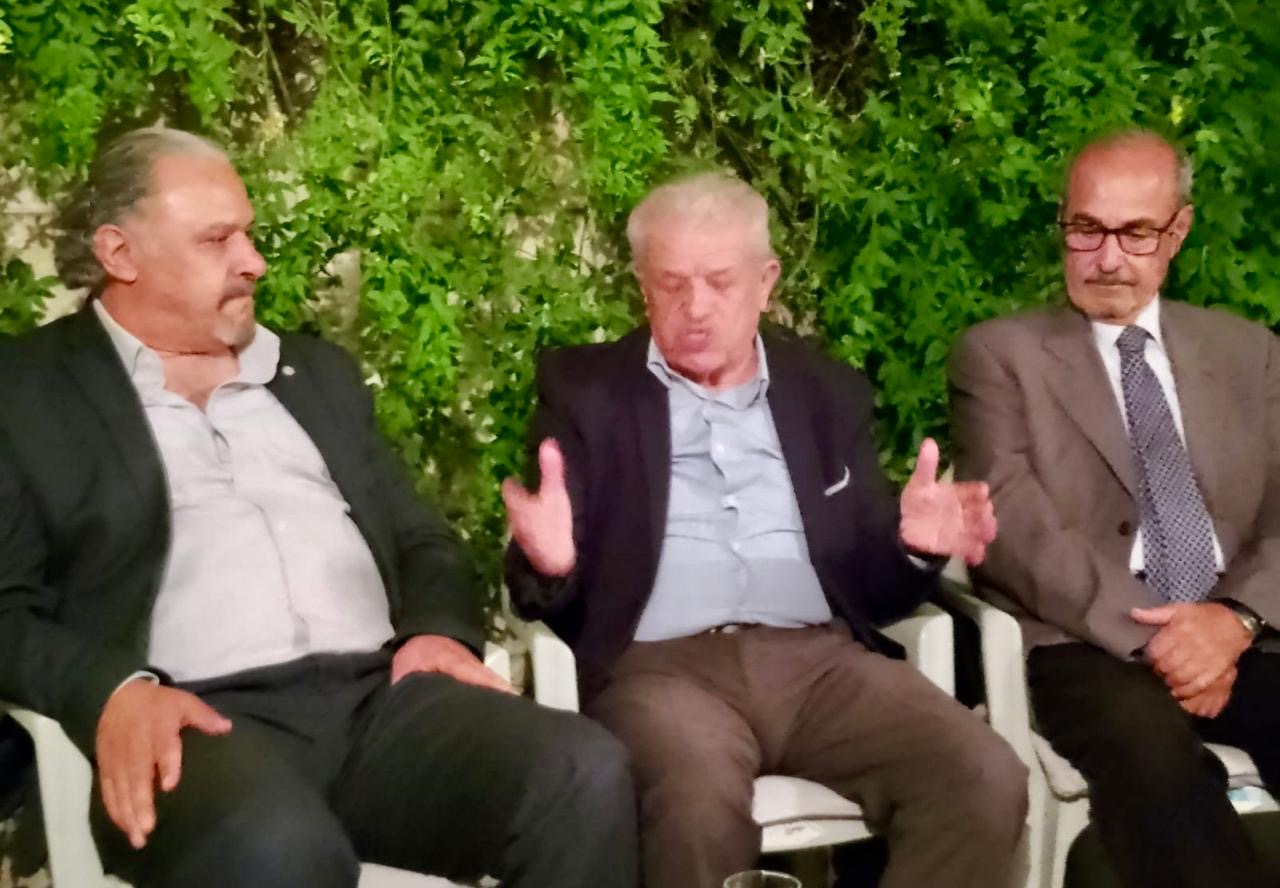 اللقاء الثقافي في صالون الدكتور بستاني لتكريم عالم الآثار الدكتور زيدان كفافي