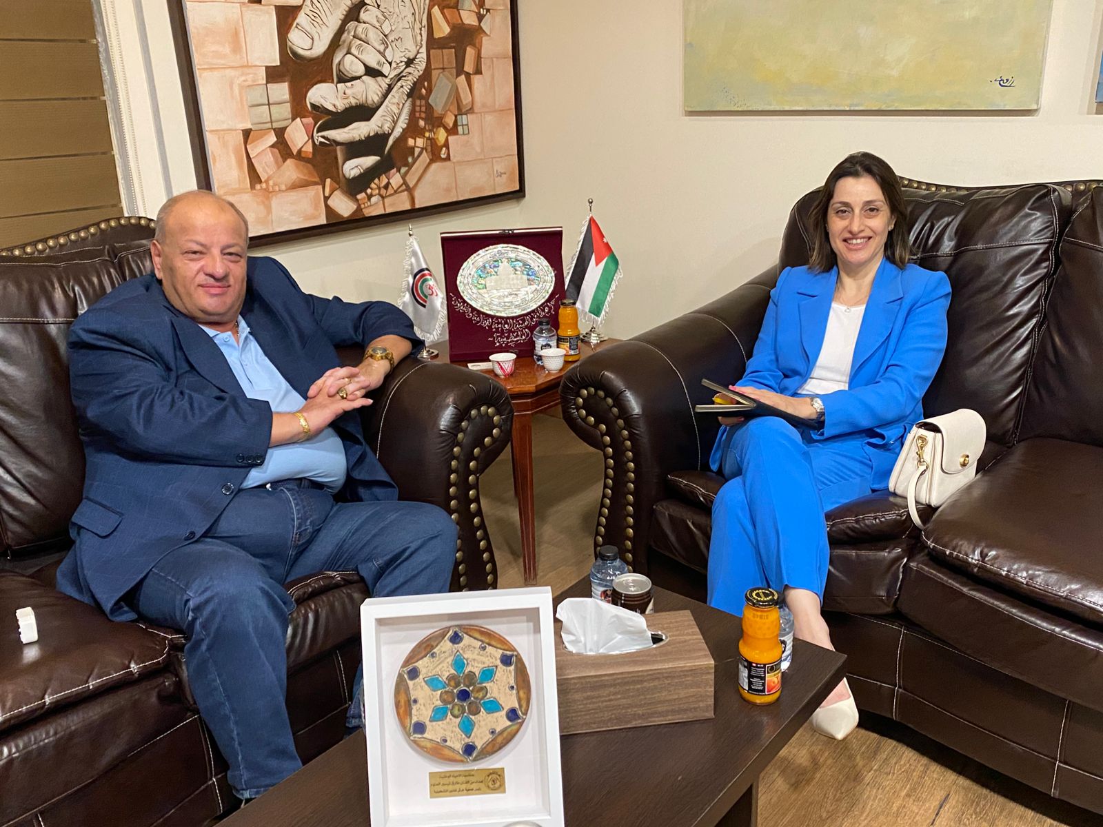 سماوي يعقد عدة لقاءات مع السفراء المعتمدين لدى الأردن