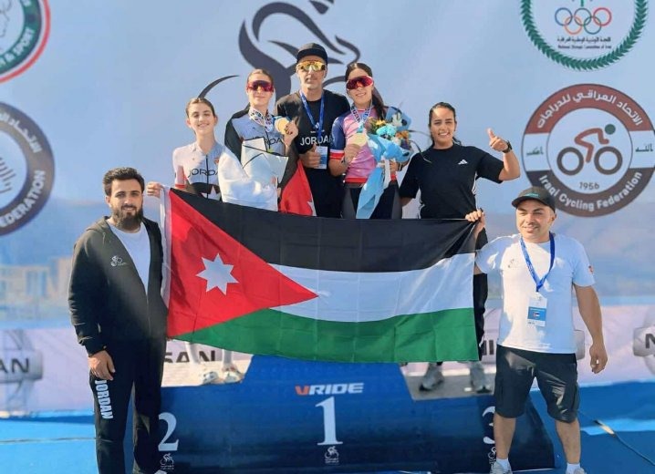 المنتخب الأردني للدراجات يحقق 4 ميداليات في البطولة العربية