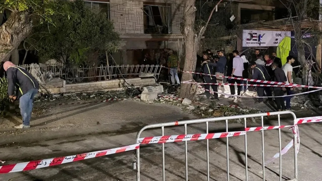 إصابة امرأة بانفجار حي المزة في دمشق