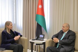 القاضي يلتقي السفيرة الهولندية