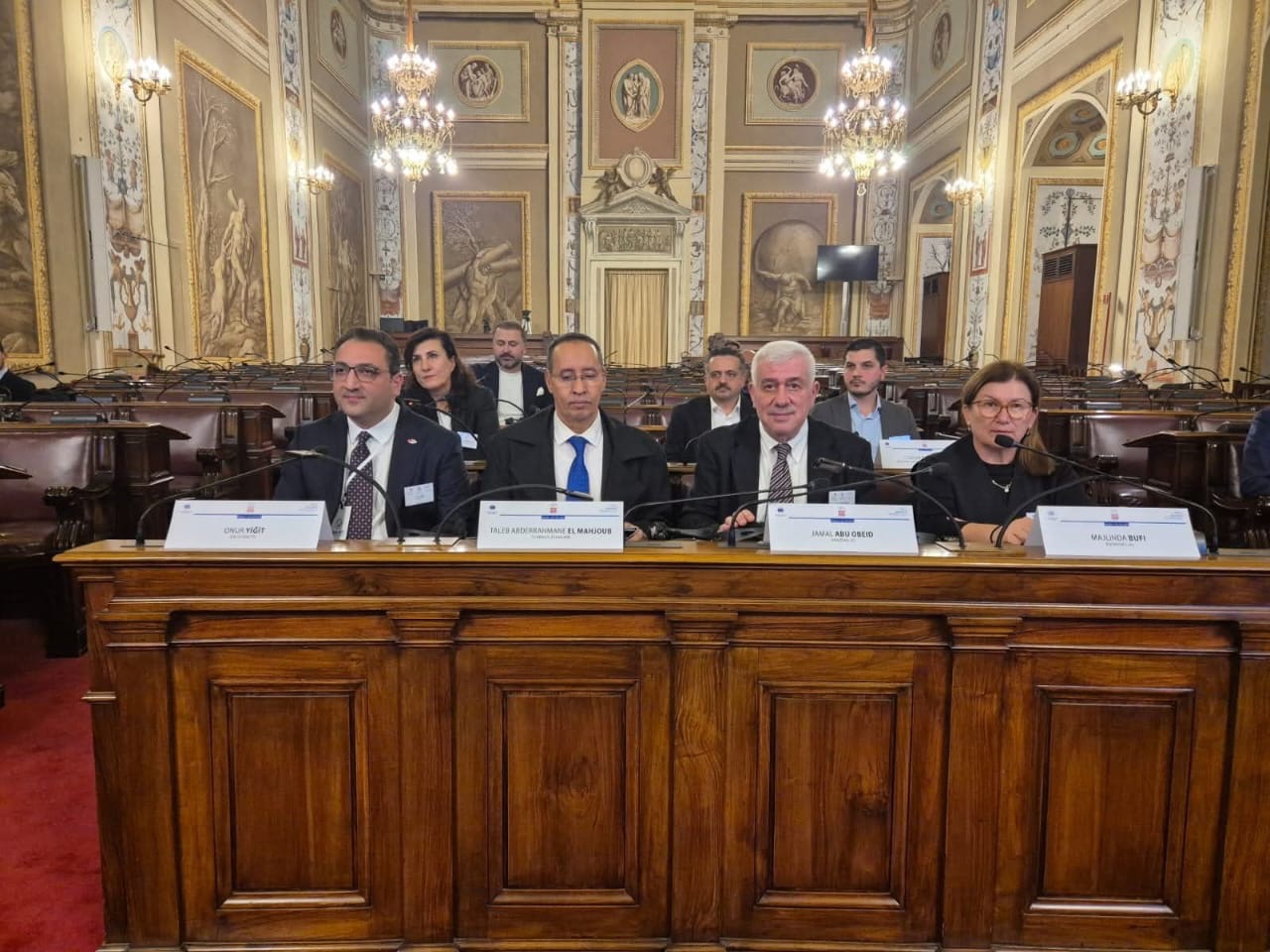 اختيار رئيس لجنة بلدية الرمثا لعضوية المكتب التنفيذي للأورومتوسطية