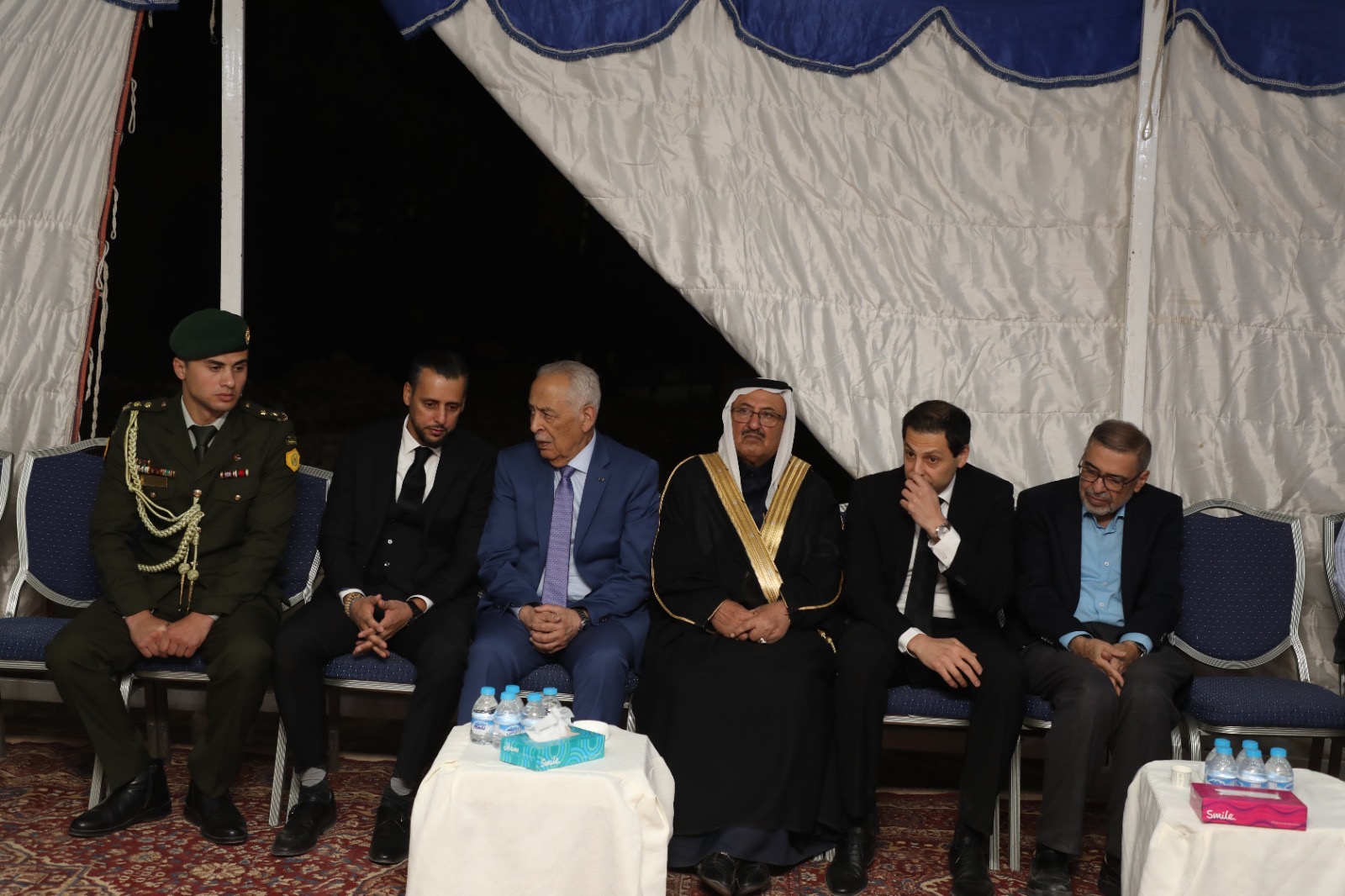 *مندوبا عن الملك وولي العهد. العيسوي يعزي عشائر الظهراوي وحداد والخراشقة والمحمد وأبو جبارة*