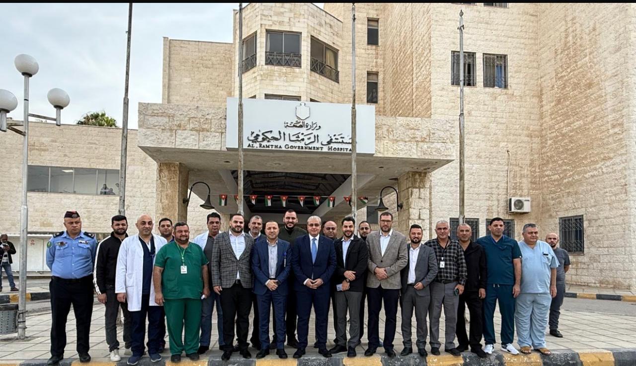 البدور : "شكرا لكل يد أمنية او طبية تحمي البلد" ويكرّم طاقم مستشفى الرمثا