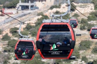 تلفريك عجلون يستأنف استقبال الزوار