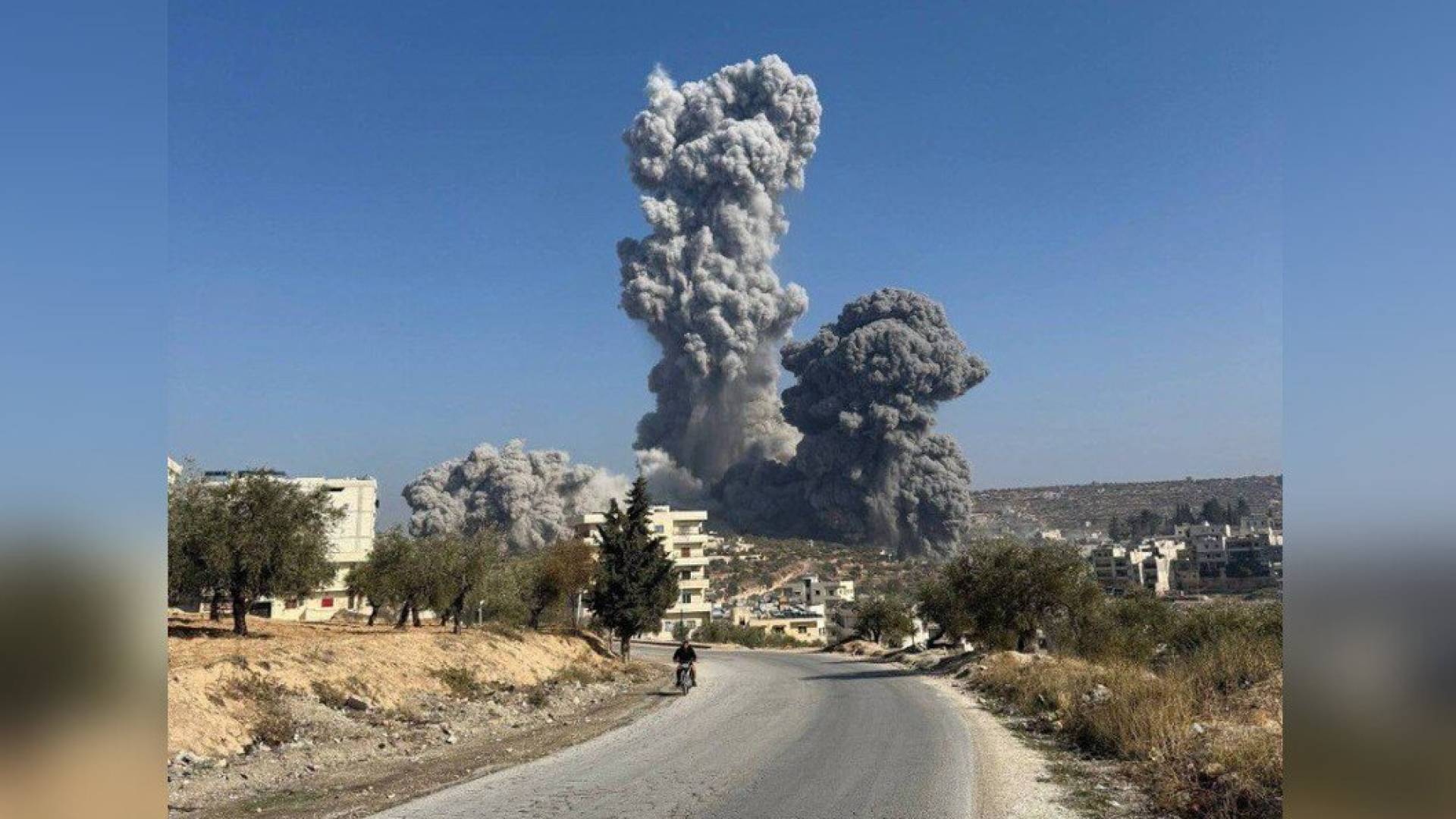 انفجار ضخم يهز كفرتخاريم في ريف إدلب