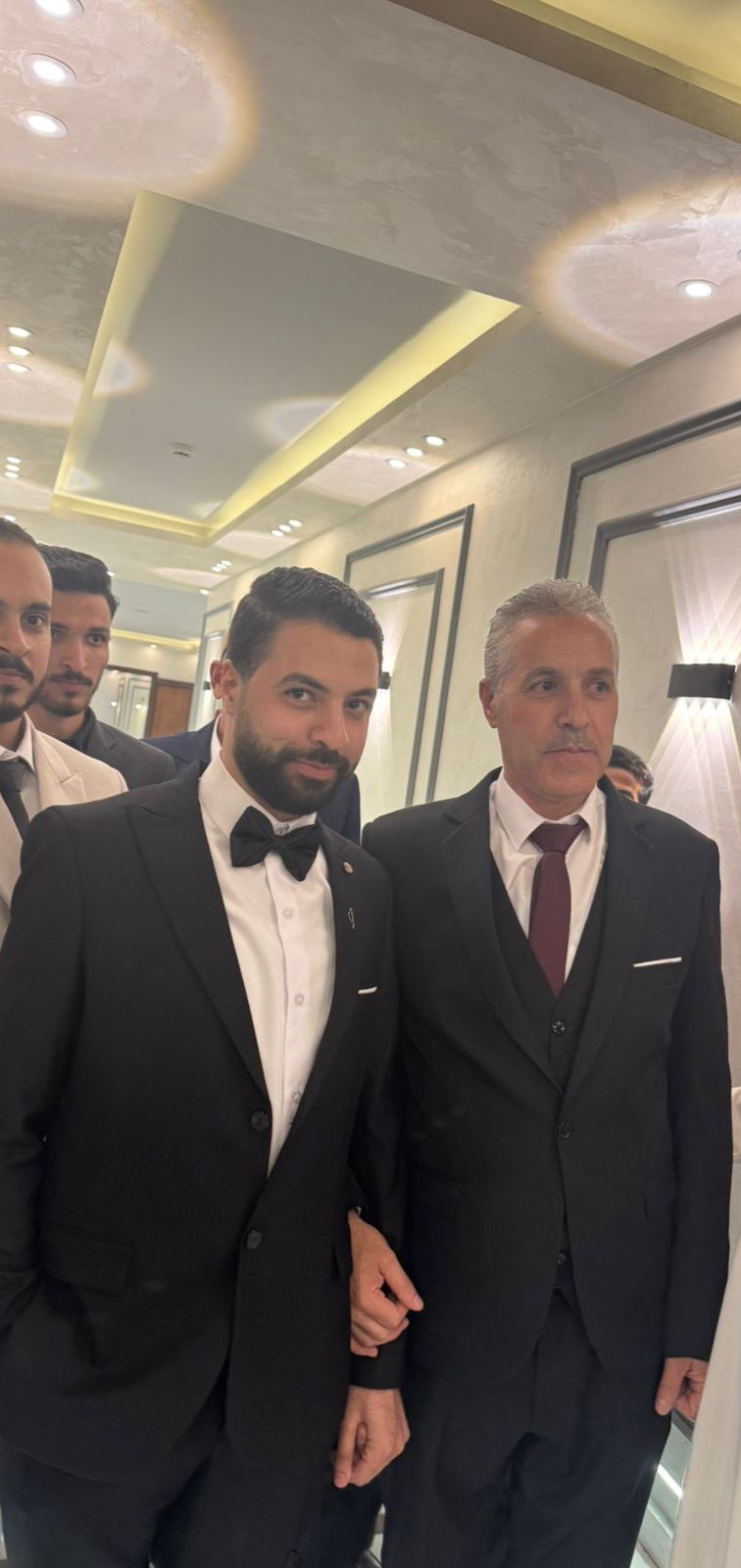 عايد حلمي نجاجره يهنئ ابن اخته العريس عمر اياد عوض الله
