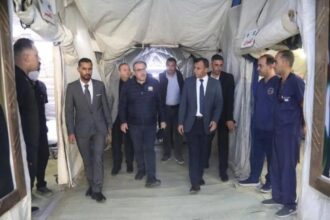 وفد أممي يزور المستشفى الميداني الأردني جنوب غزة