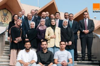 The CEO of Orange Jordan Visits Yarmouk University President