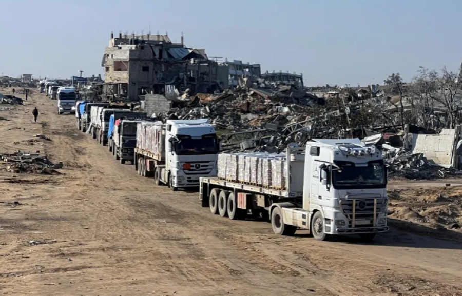 صورة حول : مجموعة السبع تدعو للسماح بدخول المساعدات إلى غزة مجموعة السبع تدعو للسماح بدخول المساعدات إلى غزة