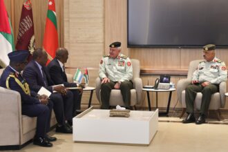 الحنيطي يستقبل نائب وزير الدفاع السيراليوني