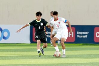 منتخب الناشئين يلتقي نظيره العراقي غدا