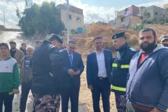 محافظ الزرقاء في أبو الزيغان