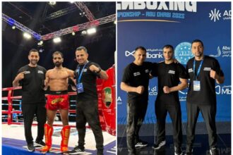 المنتخب الوطني للكيك بوكسينج يختتم مشاركته في بطولة العالم بأبوظبي بميداليتين برونزيتين