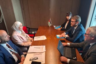 بني مصطفى تلتقي مسؤولين دوليين على هامش قمة التنمية الاجتماعية