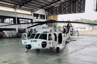 الطائرات العمودية الأردنية في الكونغو تجتاز تفتيش الجاهزية القتالية الأخير