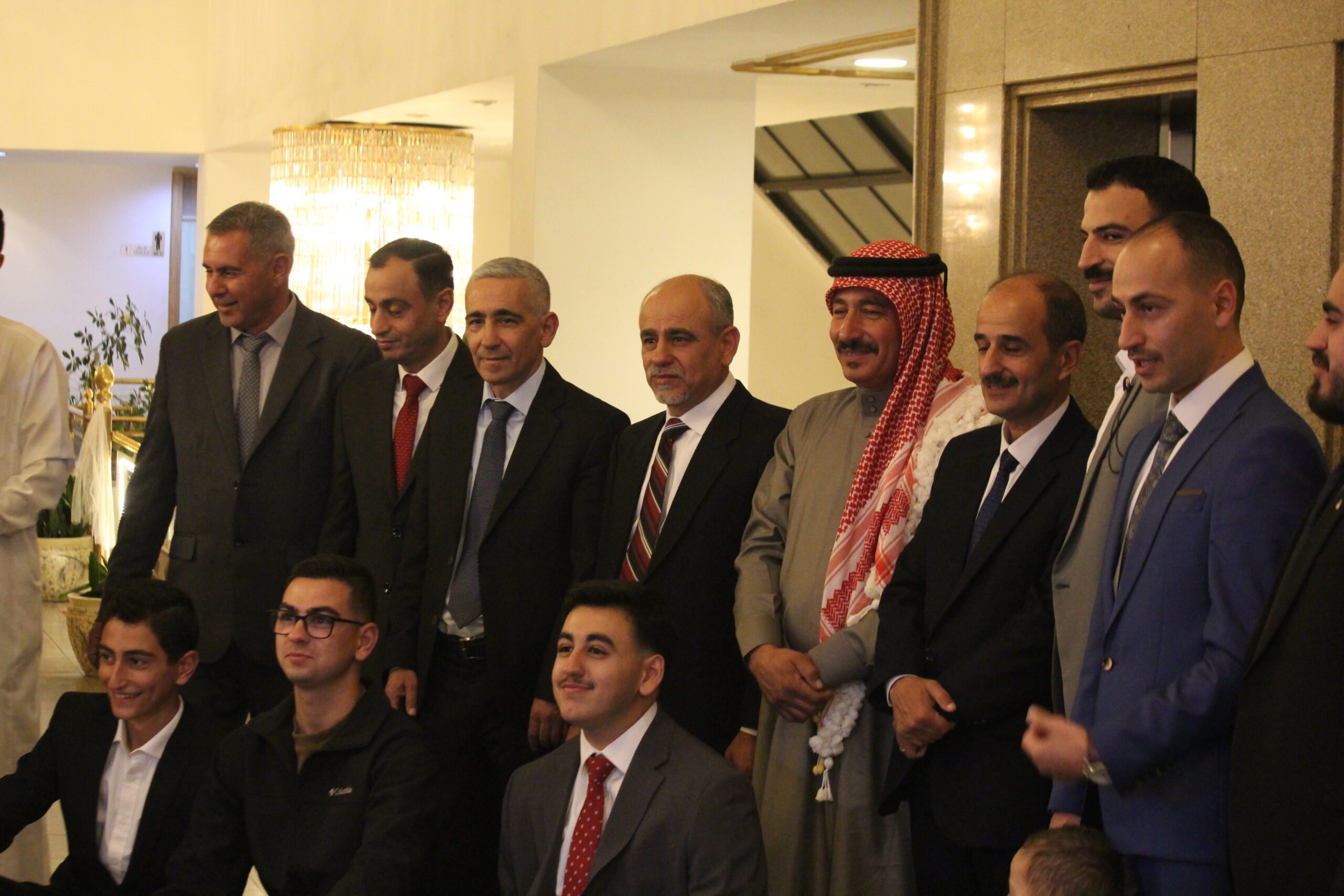 الكابتن الطيار دريد اللواما يولم بمناسبة زفاف نجله