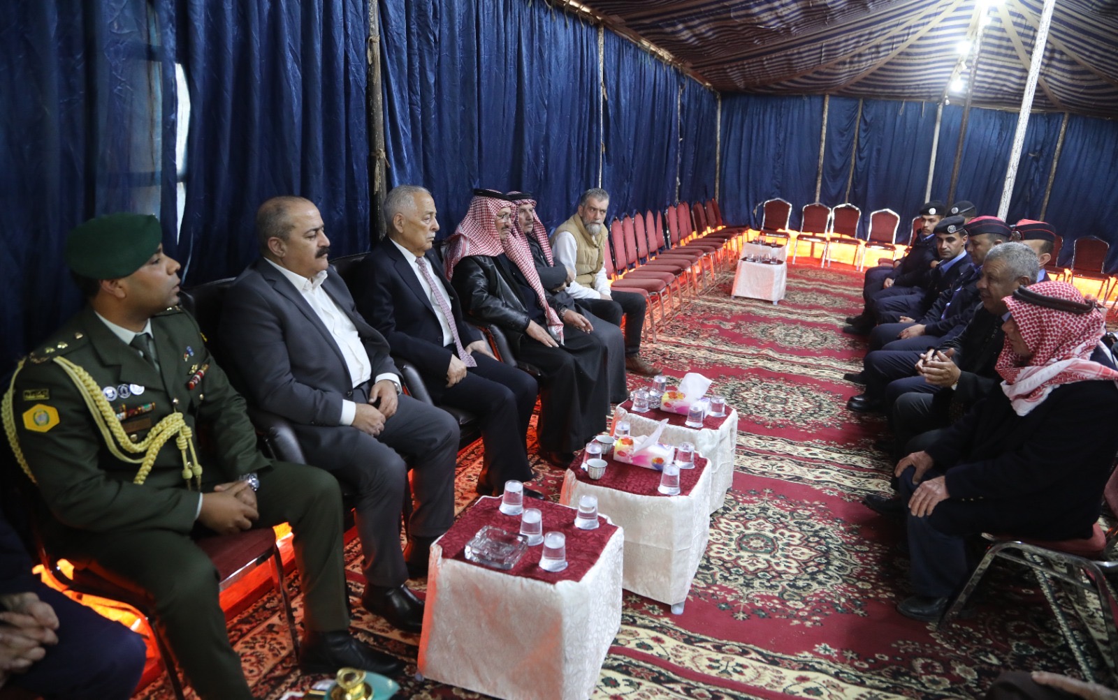 *مندوبا عن الملك وولي العهد.. العيسوي يعزي الشلول والصبيحات والغزالي والعثمان*