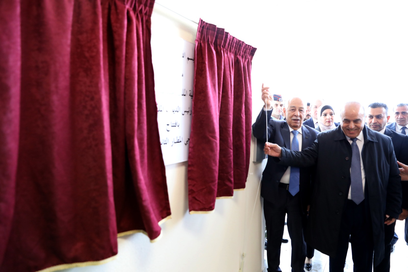 العيسوي يفتتح مدرستي حي المطار الثانوية المختلطة واليادودة الثانوية للبنين النموذجيتين