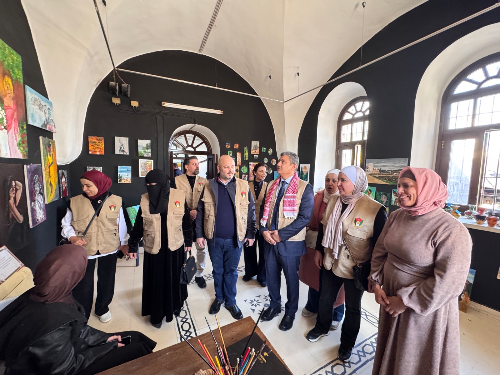 حزب الميثاق الوطني ينظّم فعالية بازار وكرنفال مأدبا