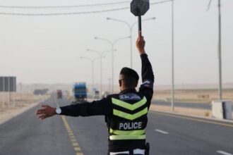 الدوريات الخارجية توضح حول الطرق الخارجية خلال الاحوال الجوية السائدة