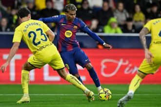 برشلونة يواصل انتصاراته ويتغلب على فياريال