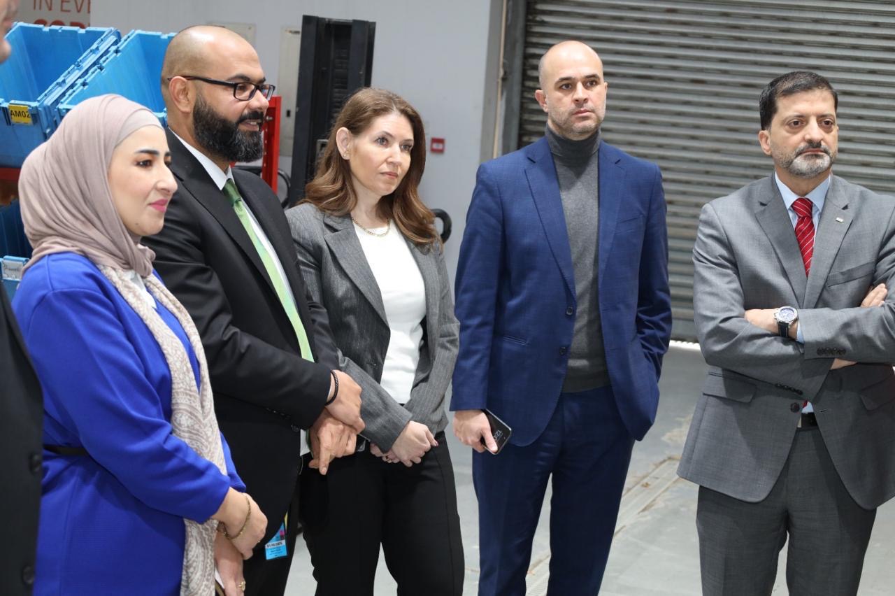 الخطيب تزور شركة DHL express الأردن لبحث سبل التطوير في قطاع البريد