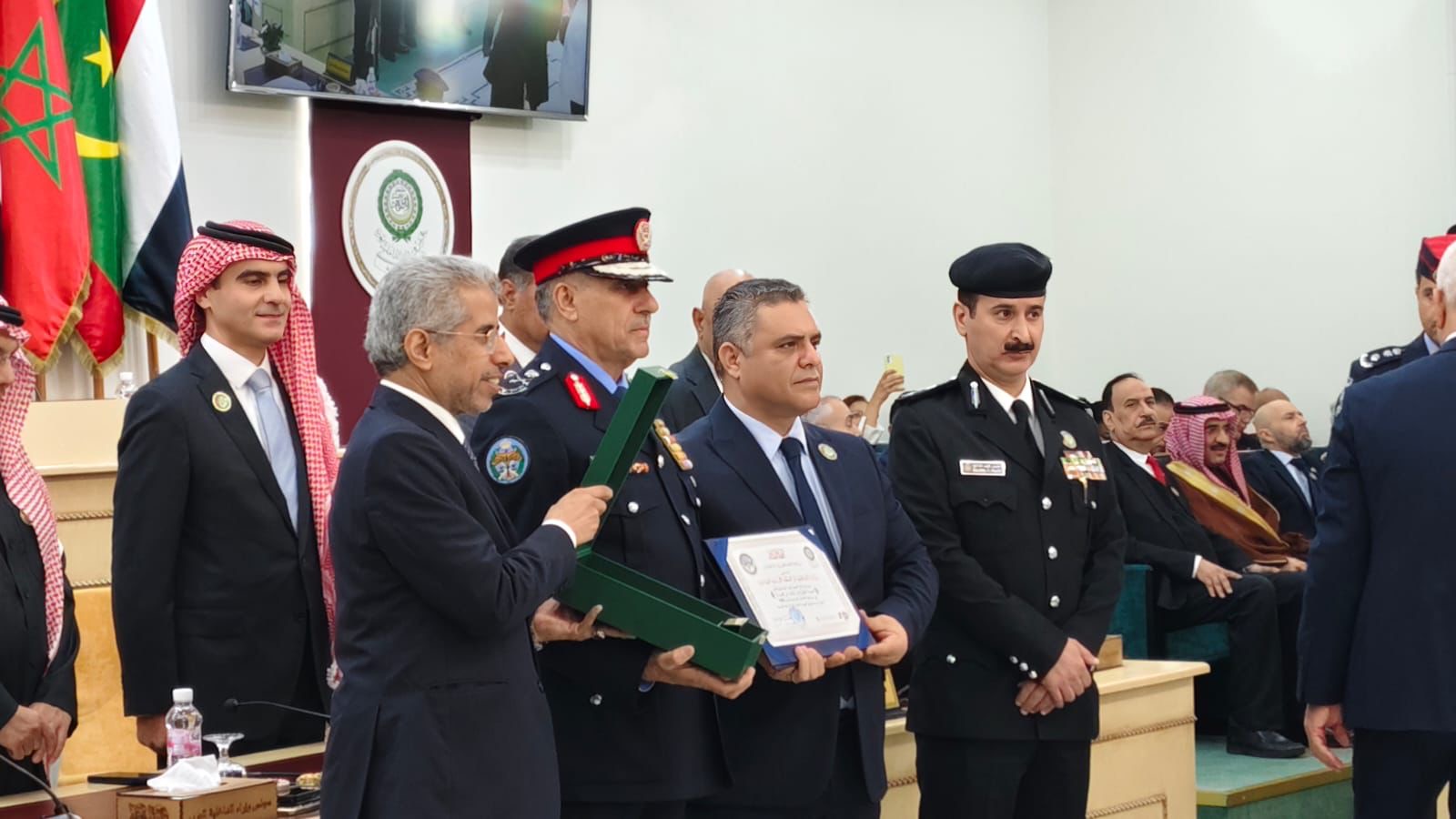 اللواء المعايطة يشارك بمؤتمر قادة الشرطة والأمن الغرب بتونس