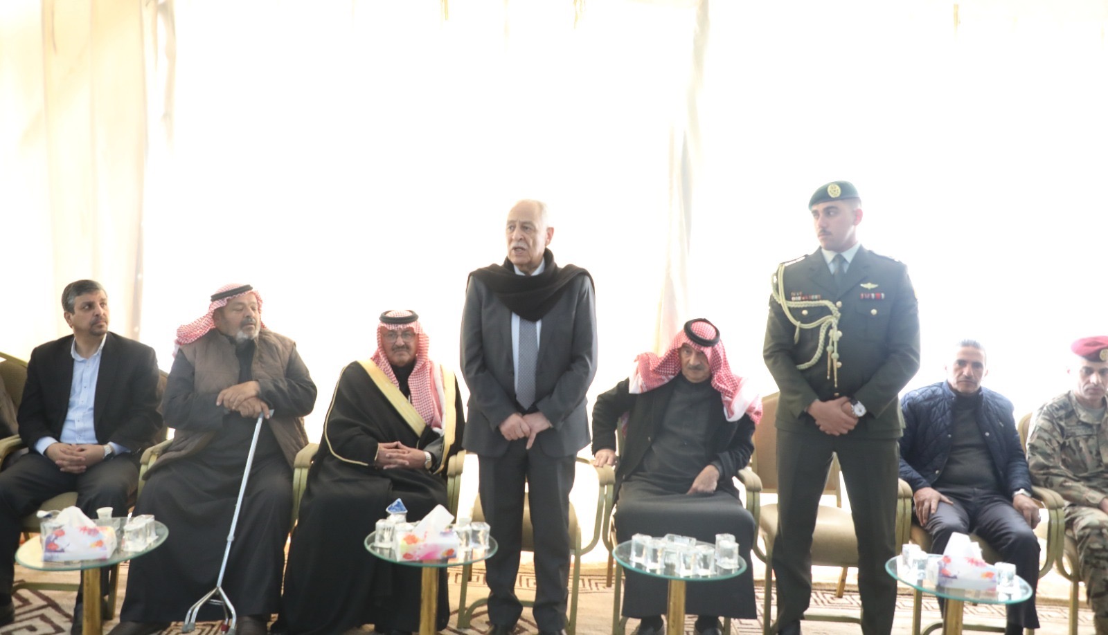 *مندوبا عن الملك وولي العهد.. العيسوي يعزي الخريشا وعبيدات*