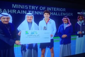 القطب وصيفًا لبطولة النخبة الخامسة للتنس في البحرين