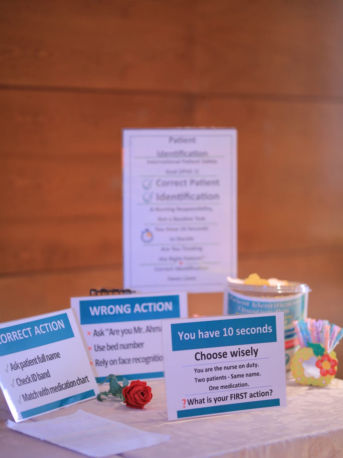 “سلامة المرضى” محور فعالية توعوية بجامعة العلوم والتكنولوجيا بالتعاون مع مستشفى الملك المؤسس (صور)