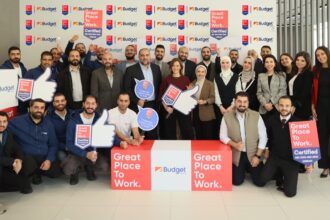 Budget Car Rental Becomes First in Jordan’s Car Rental Industry to Earn Great Place