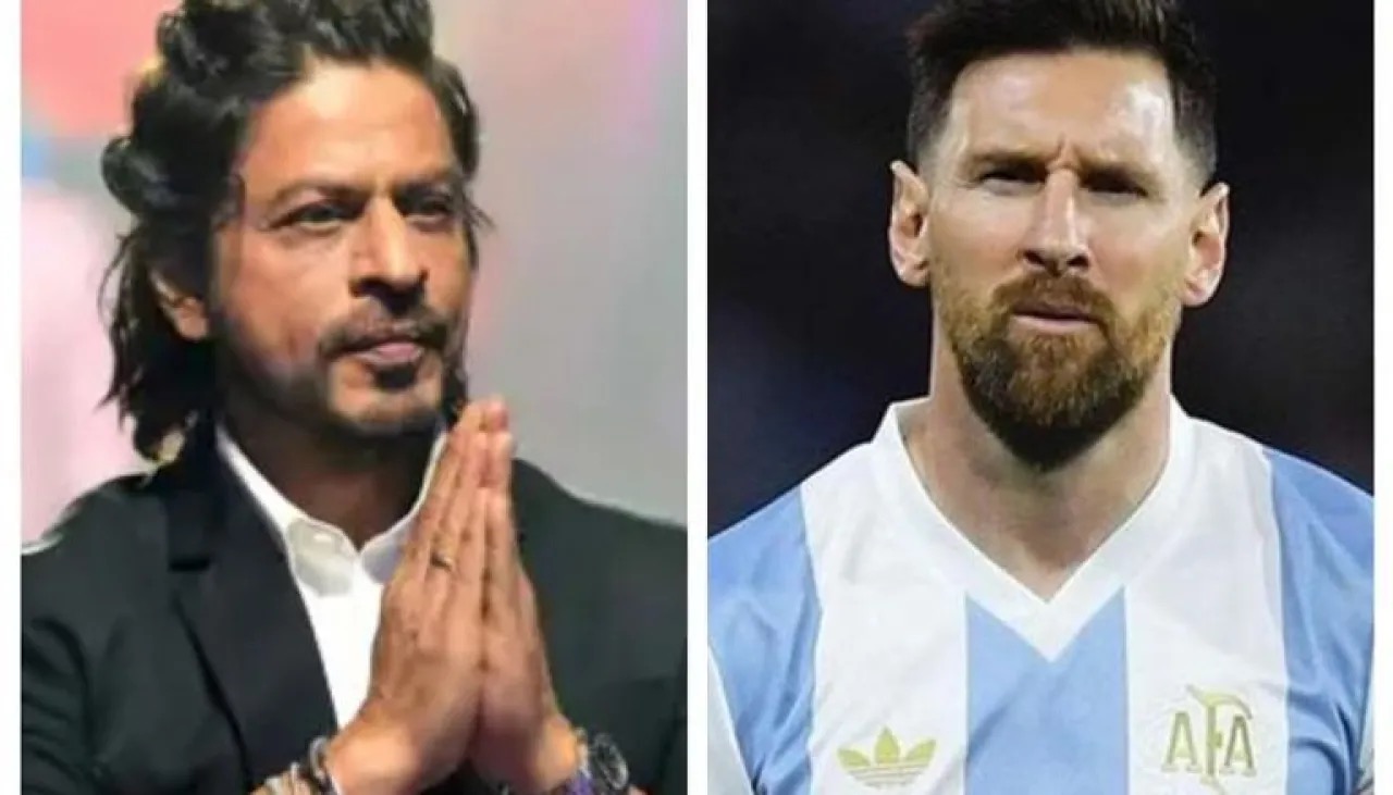 شاروخان يلتقي ميسي في الهند.. تفاصيل